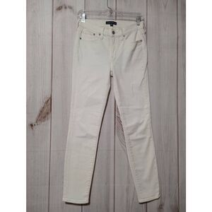 J Crew Jeans Ladies 26 White‎ Skinny High Rise
